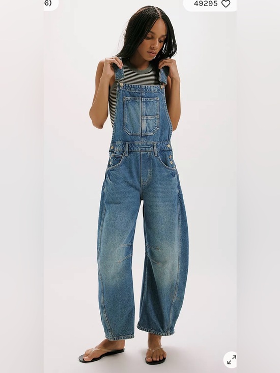 We The Free Denim - We The Free Barrel Overalls NEW WITH FLAW!